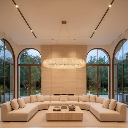 Halo Round Led Chandelier