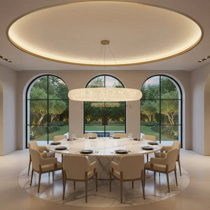 Halo Round Led Chandelier