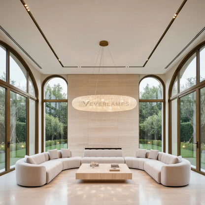 Halo Round Led Chandelier