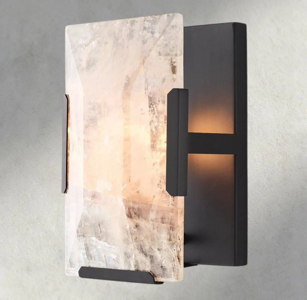 Hartley Alabaster Sconce - Bronze - wall sconce