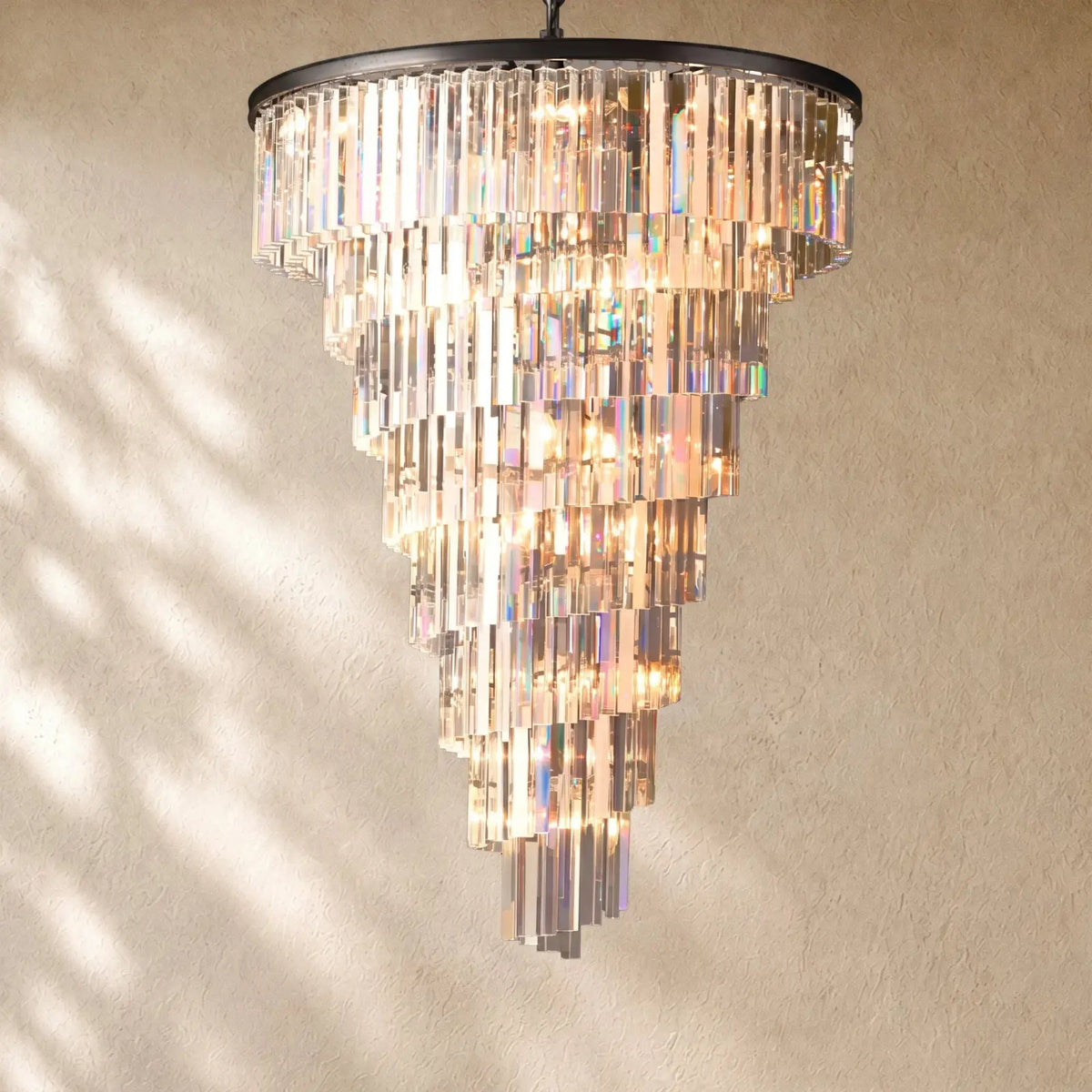 Helixi Chandelier - Iron / 37’’