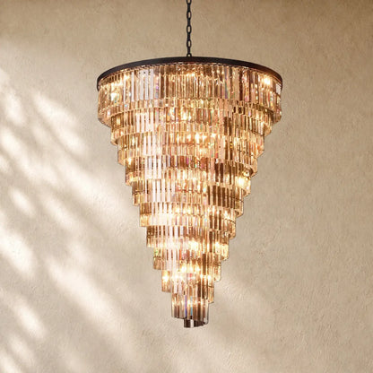 Helixi Chandelier - Iron / 48’’
