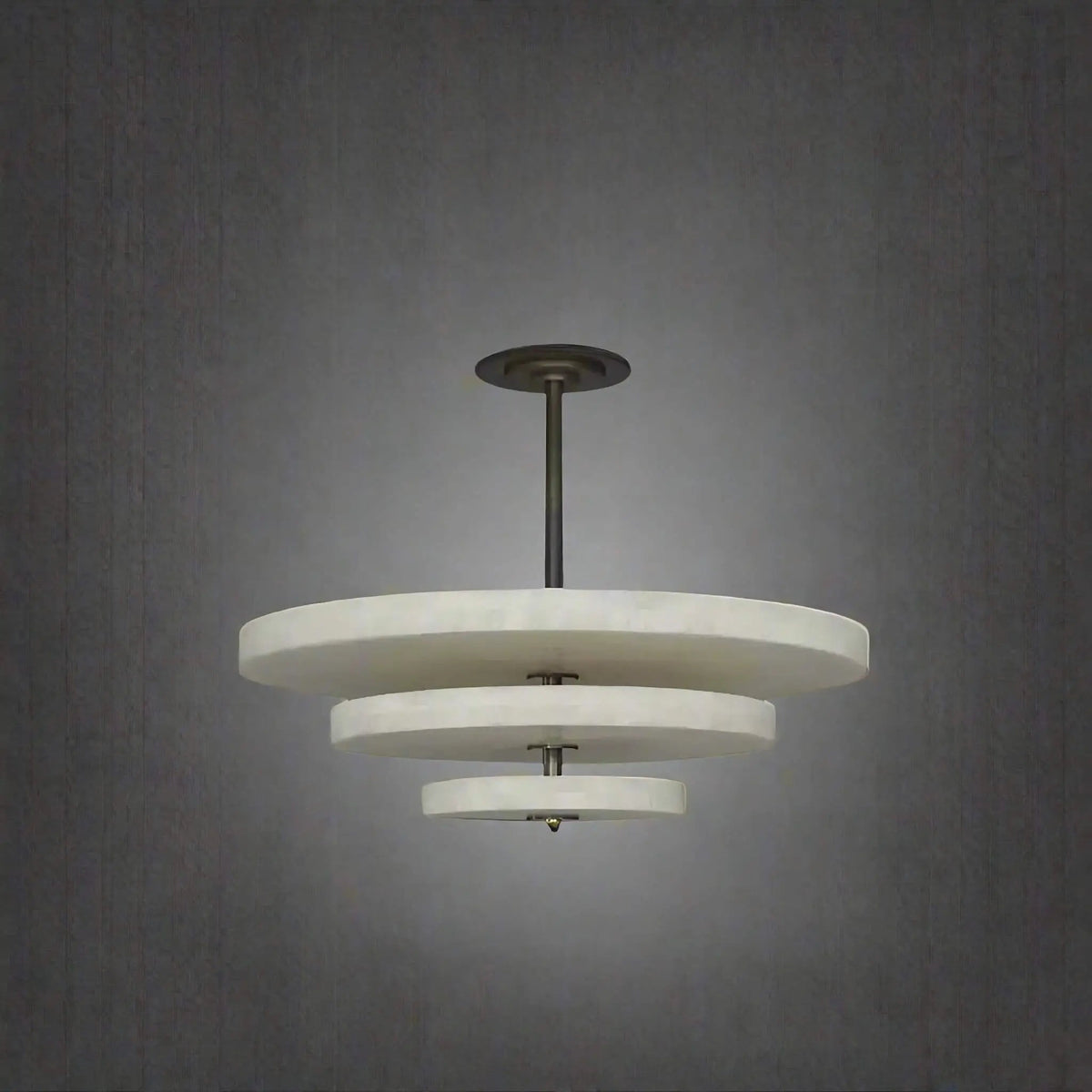 Ice Queen Alabaster Chandelier - ∅ 33.5″ x H 17.7″Bronze & WhiteWarm Lighteverlamps
