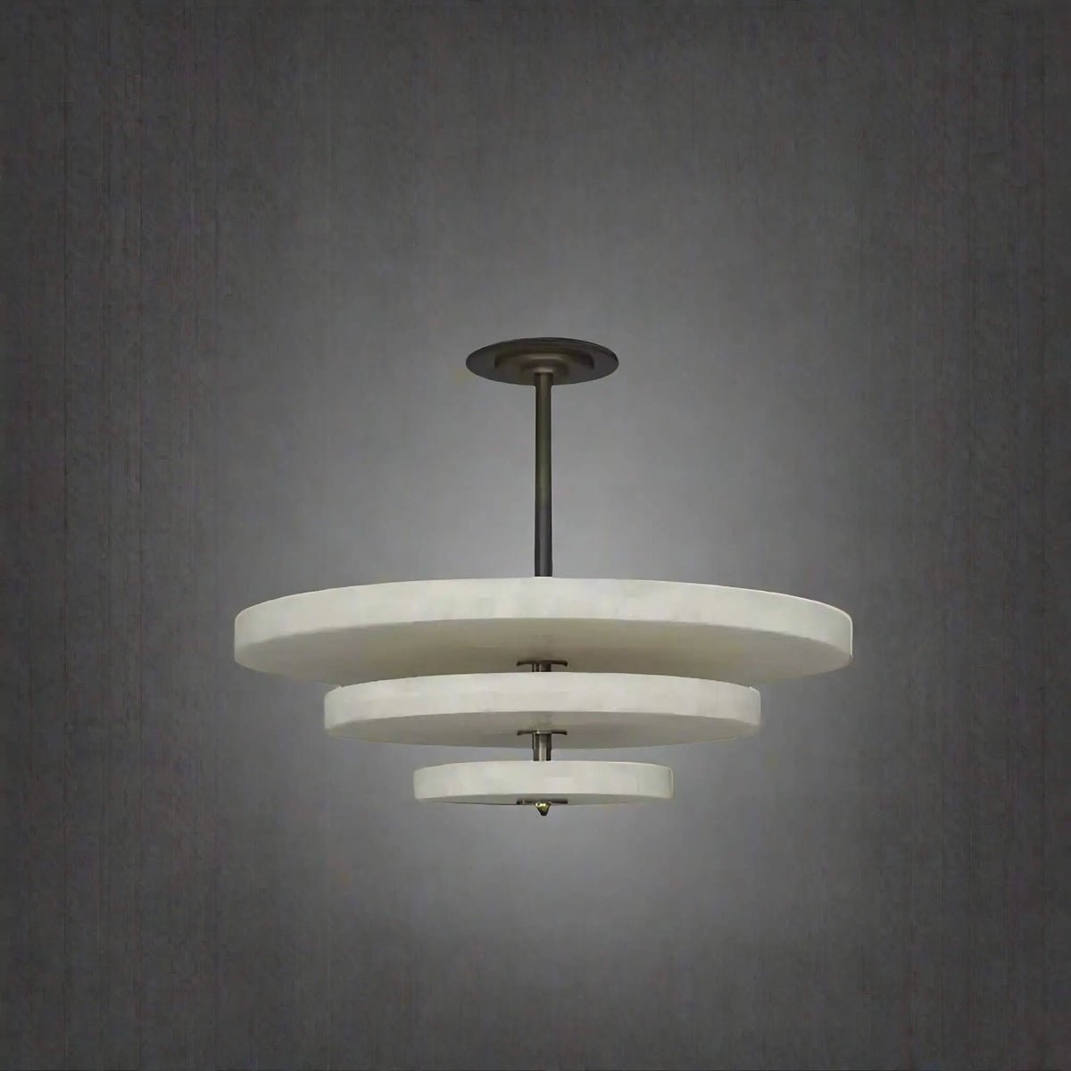 Ice Queen Alabaster Chandelier - ∅ 33.5″ x H 17.7″Bronze & WhiteWarm Lighteverlamps