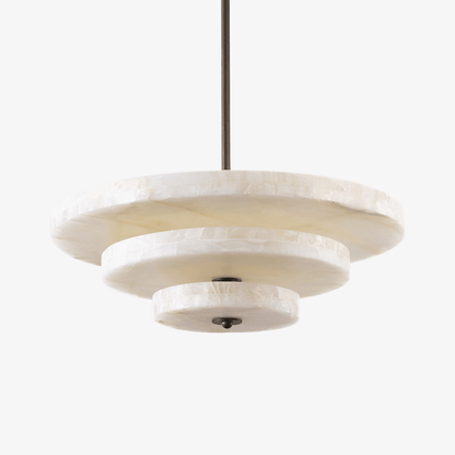 Ice Queen Alabaster Chandelier - ∅ 33.5″ x H 17.7″Bronze & WhiteWarm Lighteverlamps