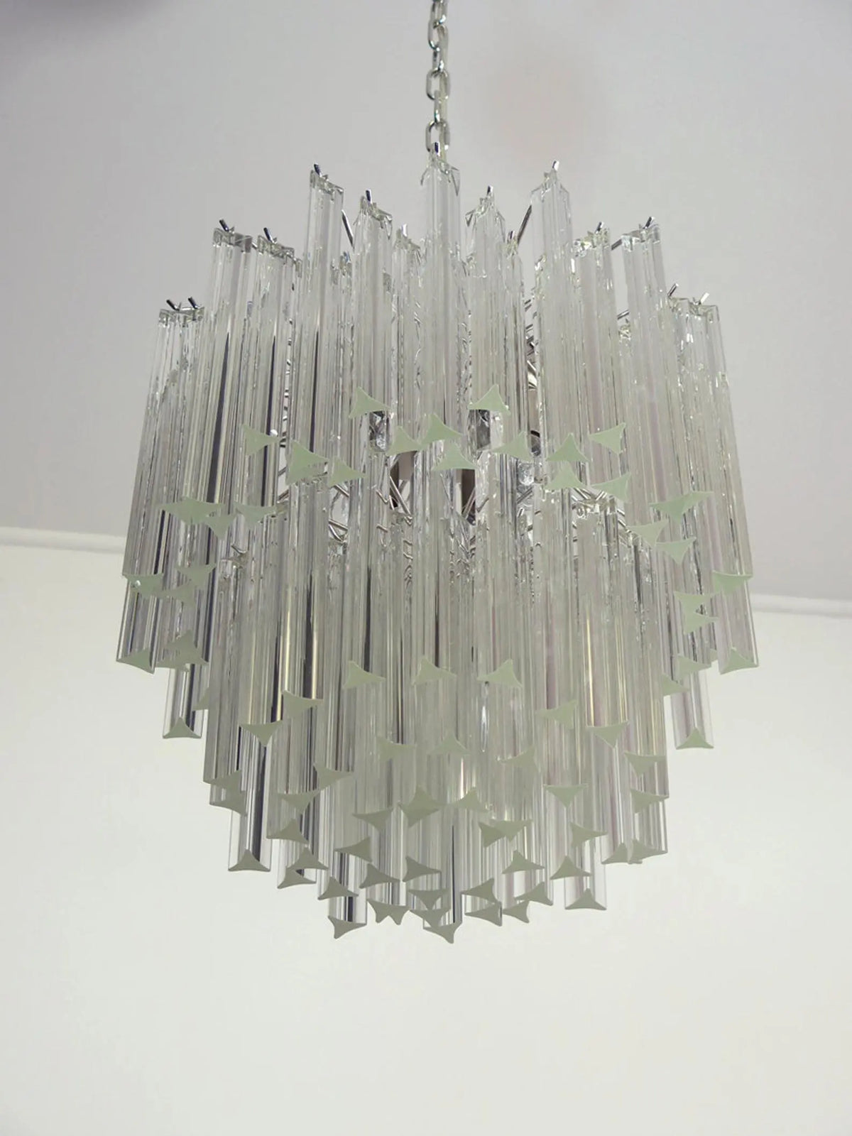 Murano Glass Chandelier – Transparent
