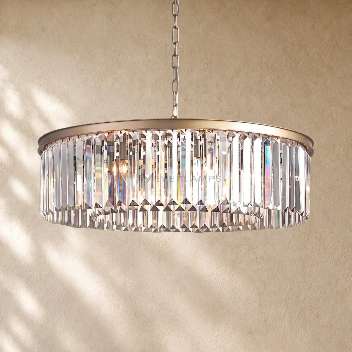 Leylend Crystal Round Chandelier