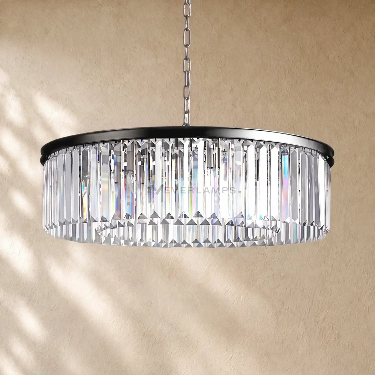 Leylend Crystal Round Chandelier