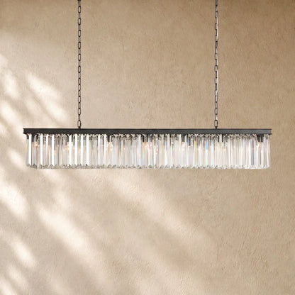 Leylend Rectangular Chandelier 60’’72’’ - 60’’ / Black