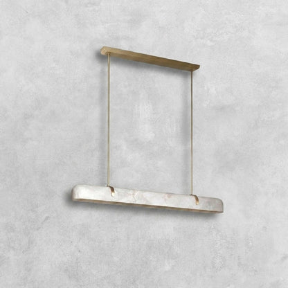 Linear Alabaster Chandelier