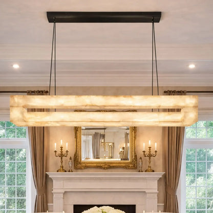 Livage Lueur Rectangular Chandelier - everlamps