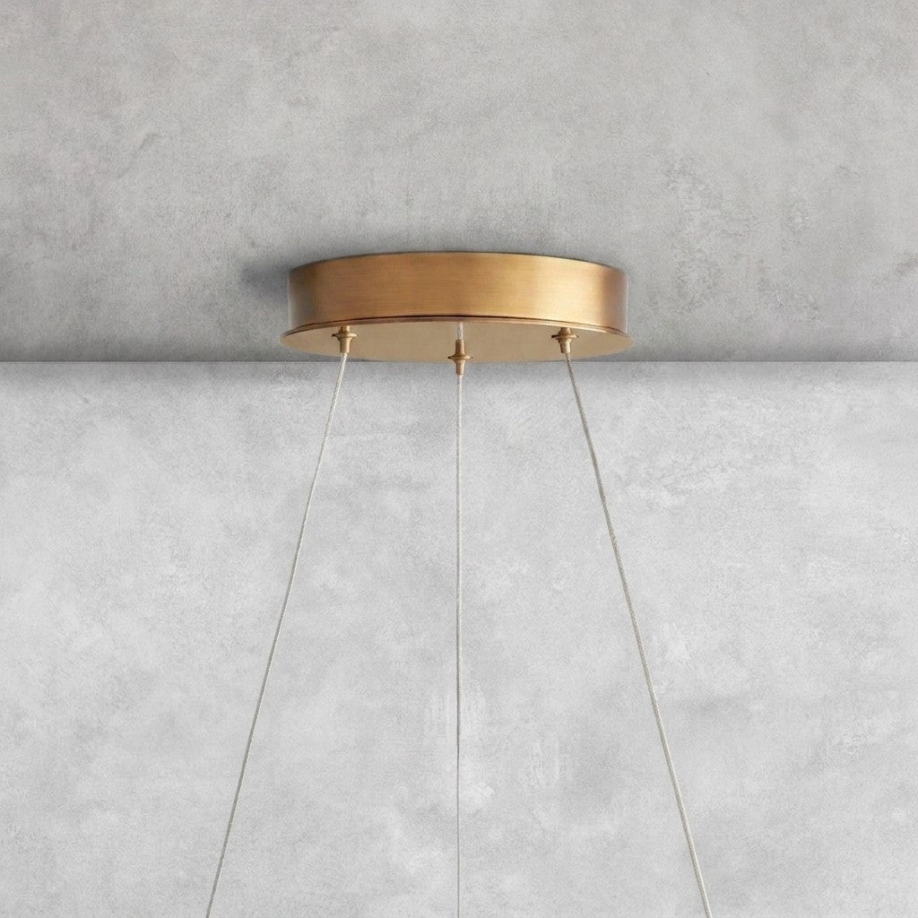 Lyla 2-Tiered Halo Chandelier