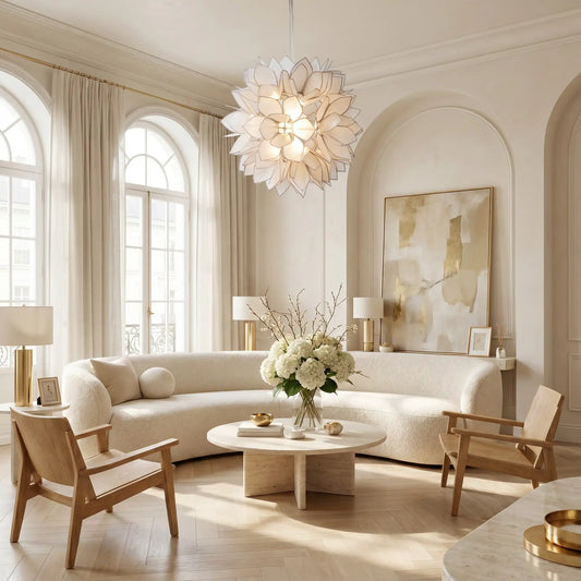 Lotus Flower Pendant Chandelier