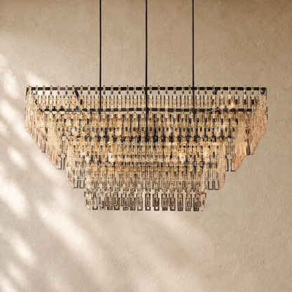 Marina Tiered Rectangular Chandelier