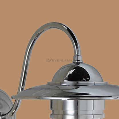 Mariner Polished Chrome Caged Outdoor Wall Sconce