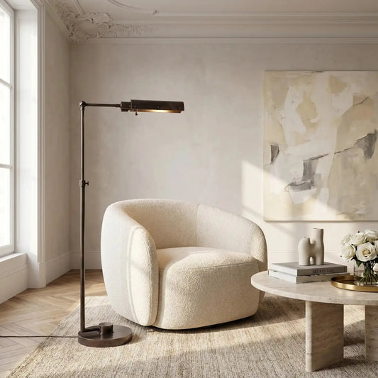 Marlow Adjustable Pharmacy Floor Lamp