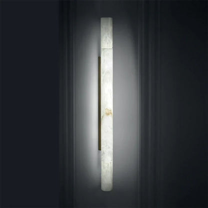 Merlin Garron Modern Alabaster Linear Wall Sconce