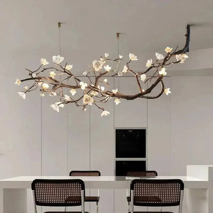 Minas Rustic Tree Branch Chandelier - Black47.24” ( 120 cm )Warm White 3000Keverlamps