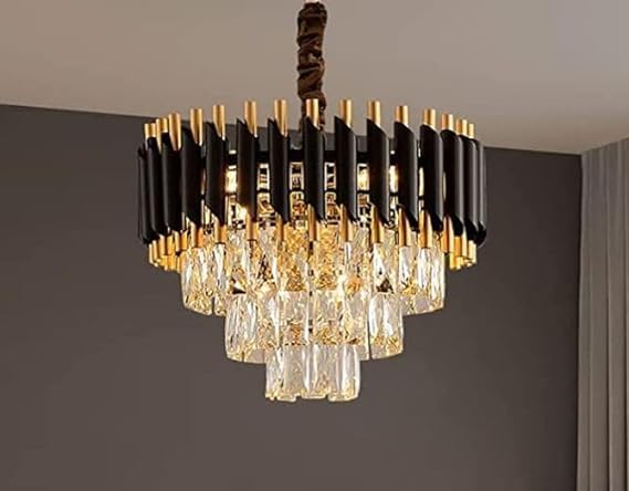 Modern Luxury Multi - Tier Oval/Round Crystal Tiered Chandelier - Oval/L31.5"*W11.8"*H11.8"/3 TiersWarm Lighteverlamps