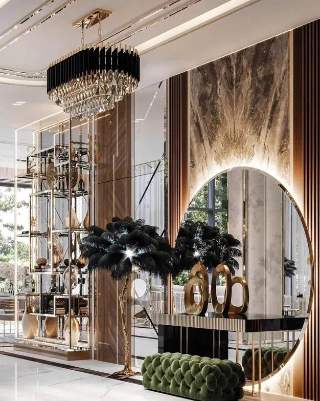 Modern Luxury Multi - Tier Oval/Round Crystal Tiered Chandelier - Oval/L31.5"*W11.8"*H11.8"/3 TiersWarm Lighteverlamps