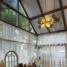 Modern Wine Glass Shape Chandelier Italian Light Luxury Light Fixture for Dining Room/Living Room