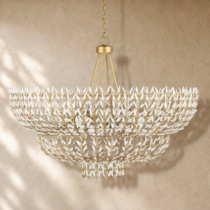 Morrigen Round Chandelier 34’’ 56’’D