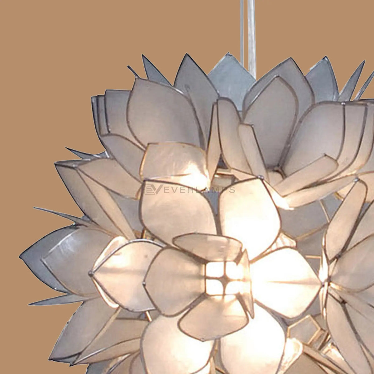 Nerina White Lotus Flower Pendant