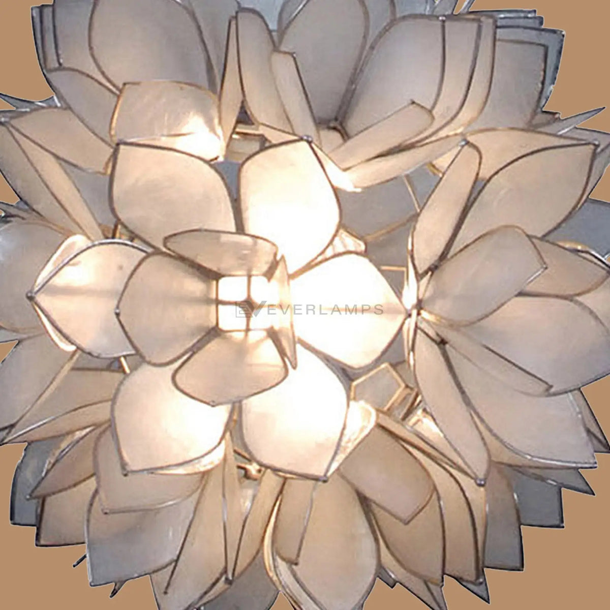 Nerina White Lotus Flower Pendant