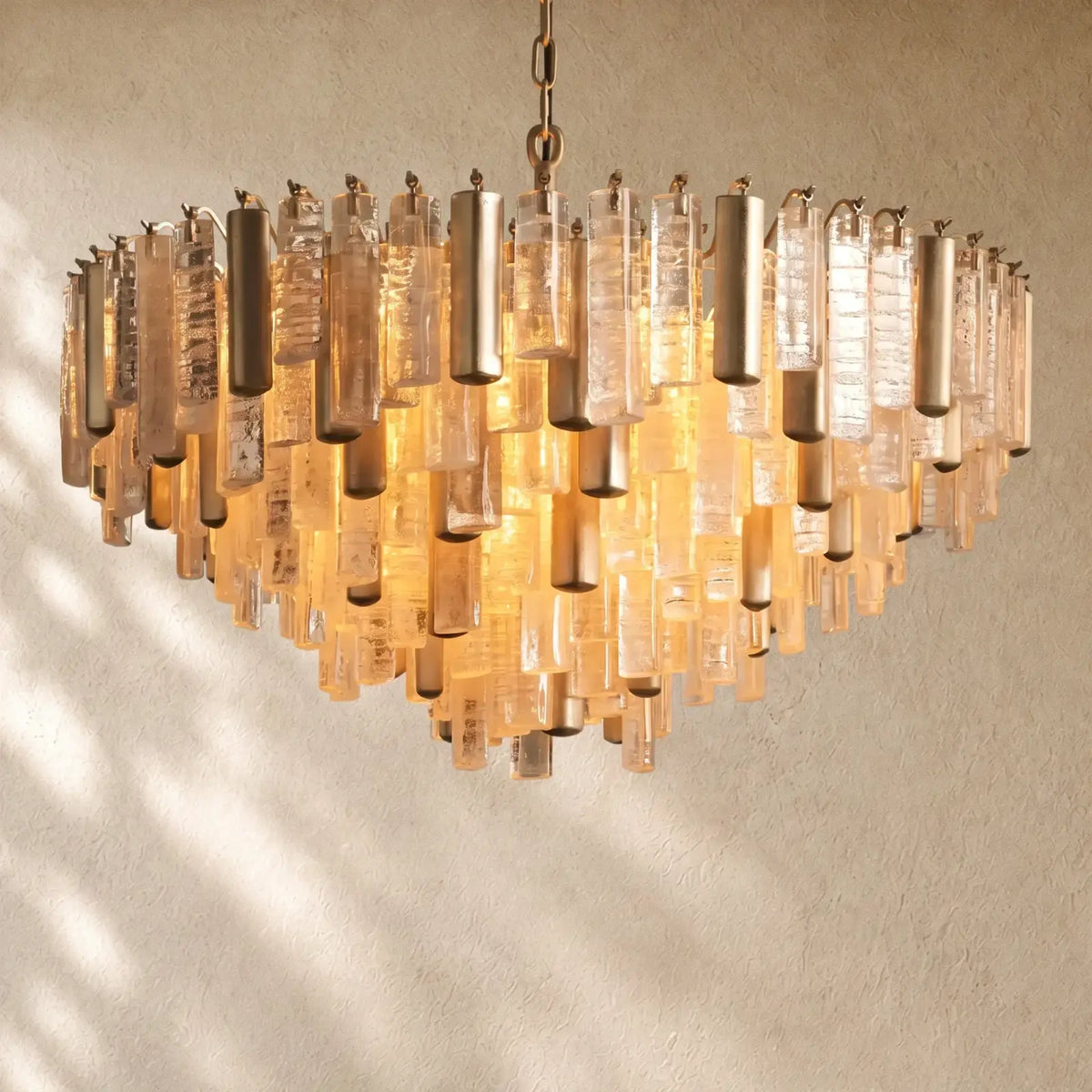 Neva Round Chandelier - Champagne
