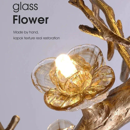 Noa Flower Branch Chandelier - L47.24” (120 cm)Warm White 3000Keverlamps