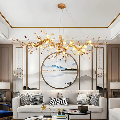 Noa Flower Branch Chandelier - L47.24” (120 cm)Warm White 3000Keverlamps
