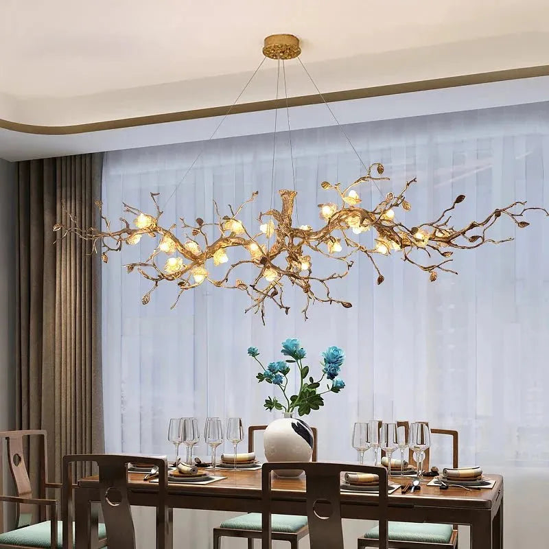 Noa Flower Branch Chandelier - L47.24” (120 cm)Warm White 3000Keverlamps
