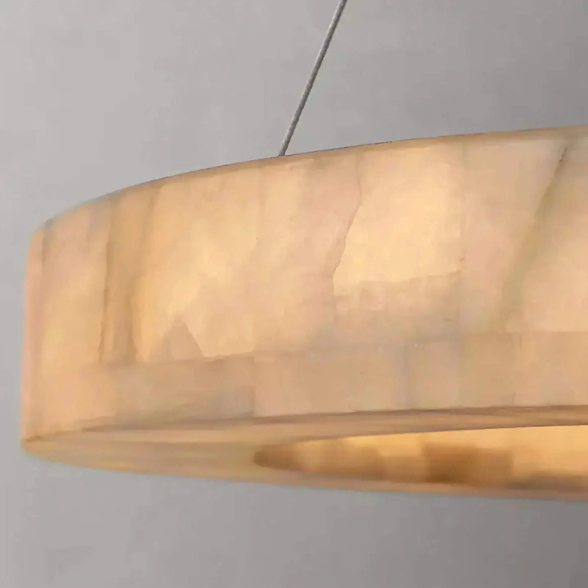 OLYRA 3 - TIER ROUND ALABASTER CHANDELIER 39" 47" 59"D - 100cm / 60cm | 39.4" / 23.6"BlackWarm whiteeverlamps