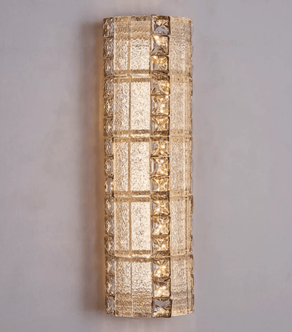 Oversized Multi - layers Luxury Gold Crystal Chandelier For Large Foyer/Hallway/Entryway - Wall Light/W3.94"*D3.94"*H15.75"Warm Lighteverlamps
