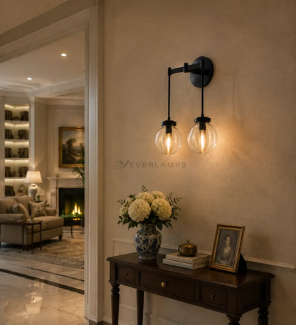 Pearly Double Sconce