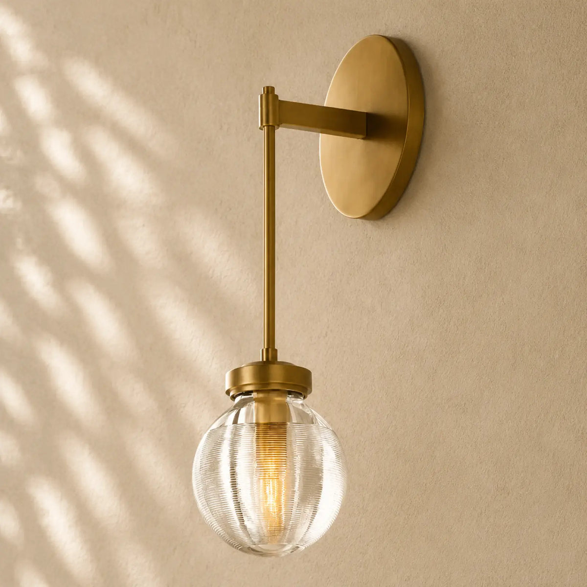 Pearly Sconce - Vintage Brass