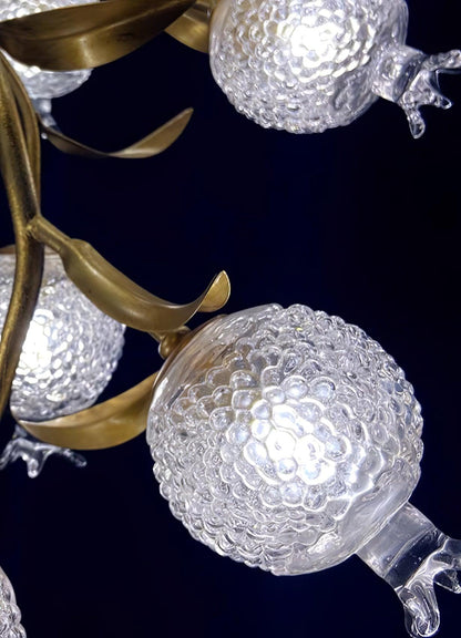 Pomegranate Brass Branch Chandelier - ∅ 19.7″ x H 51.2″ / Dia 50cm x H 130cmDark Coppereverlamps