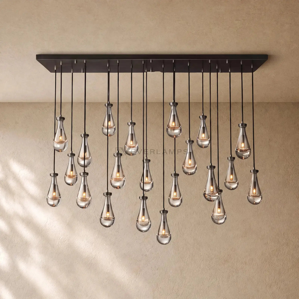 Raining Lighting Rectangular Chandelier