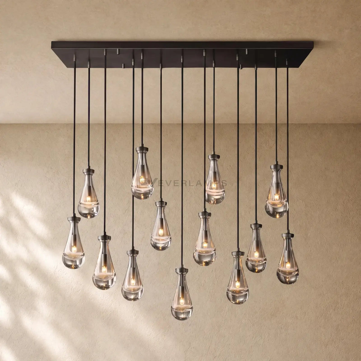 Raining Lighting Rectangular Chandelier