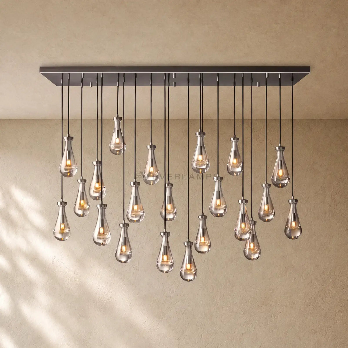 Raining Lighting Rectangular Chandelier