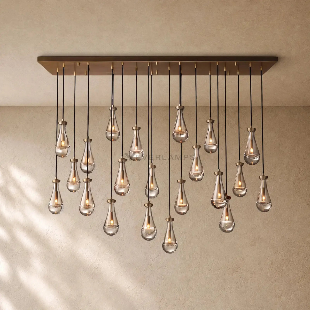 Raining Lighting Rectangular Chandelier