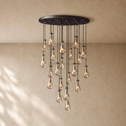 Raining Lighting Round Chandelier