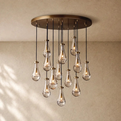 Raining Lighting Round Chandelier