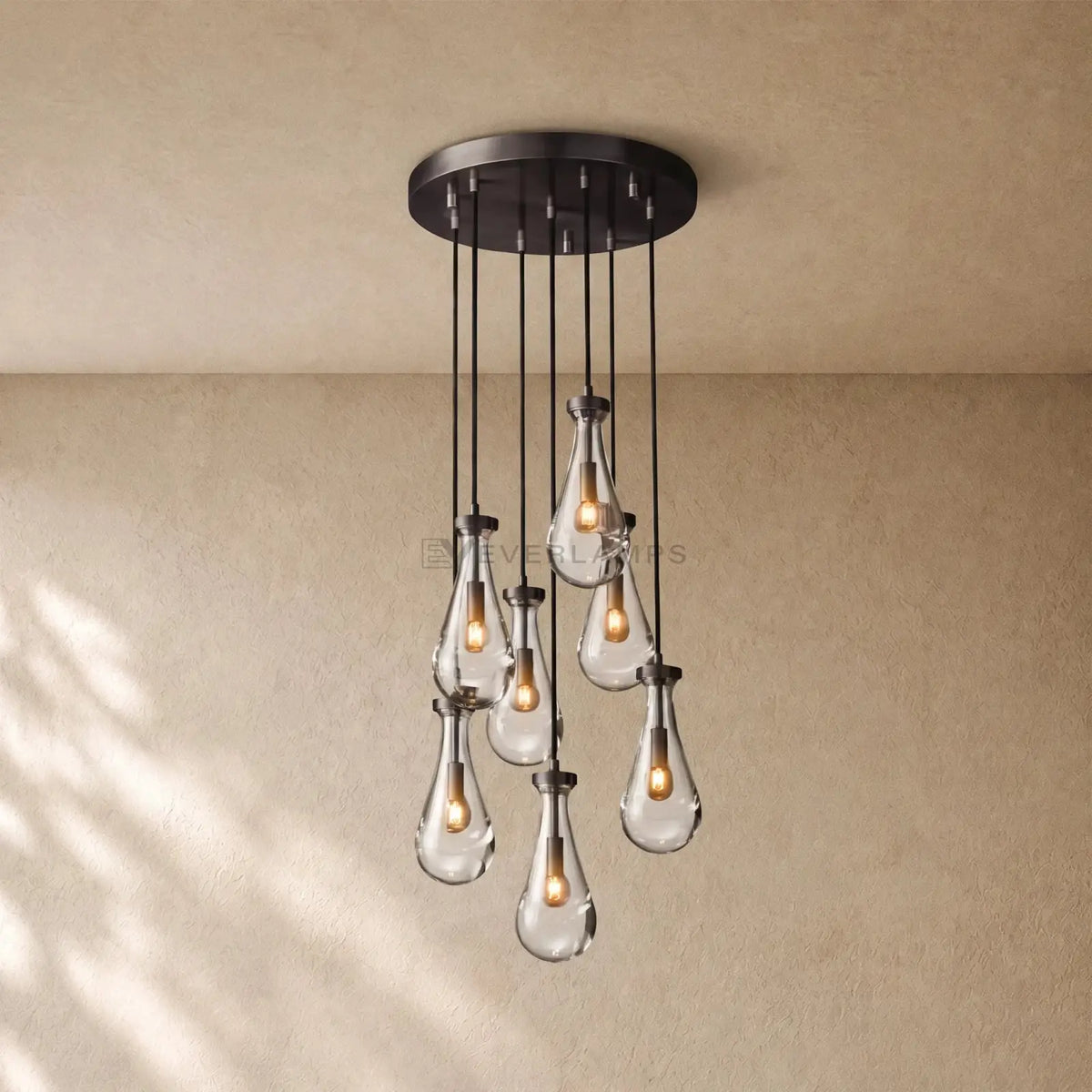 Raining Lighting Round Chandelier