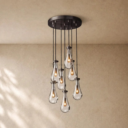 Raining Lighting Round Chandelier
