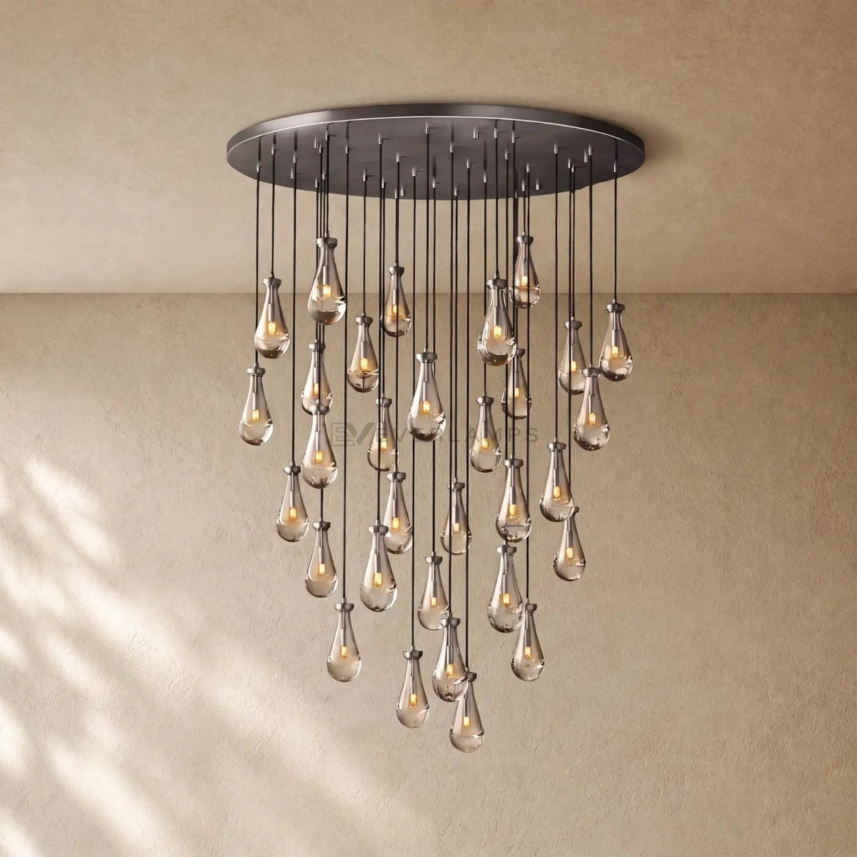 Raining Lighting Round Chandelier