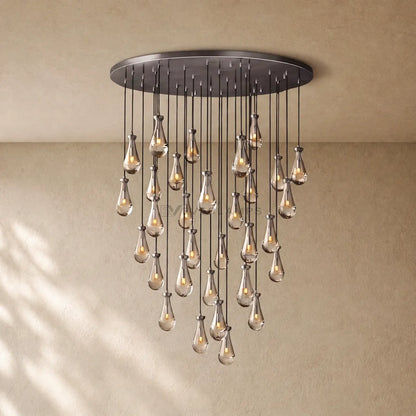 Raining Lighting Round Chandelier