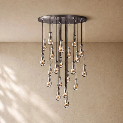 Raining Lighting Round Chandelier