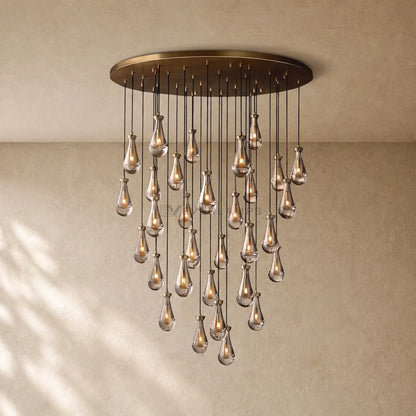 Raining Lighting Round Chandelier