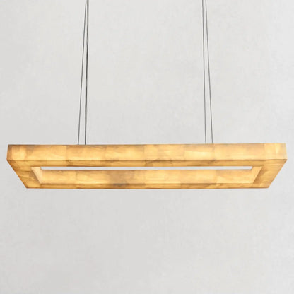 Rivaga Lueur Rectangular Chandelier - everlamps